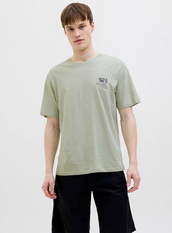JJ REBEL Jrebbloom T Shirt Short Sleeved Crew Neck XXL